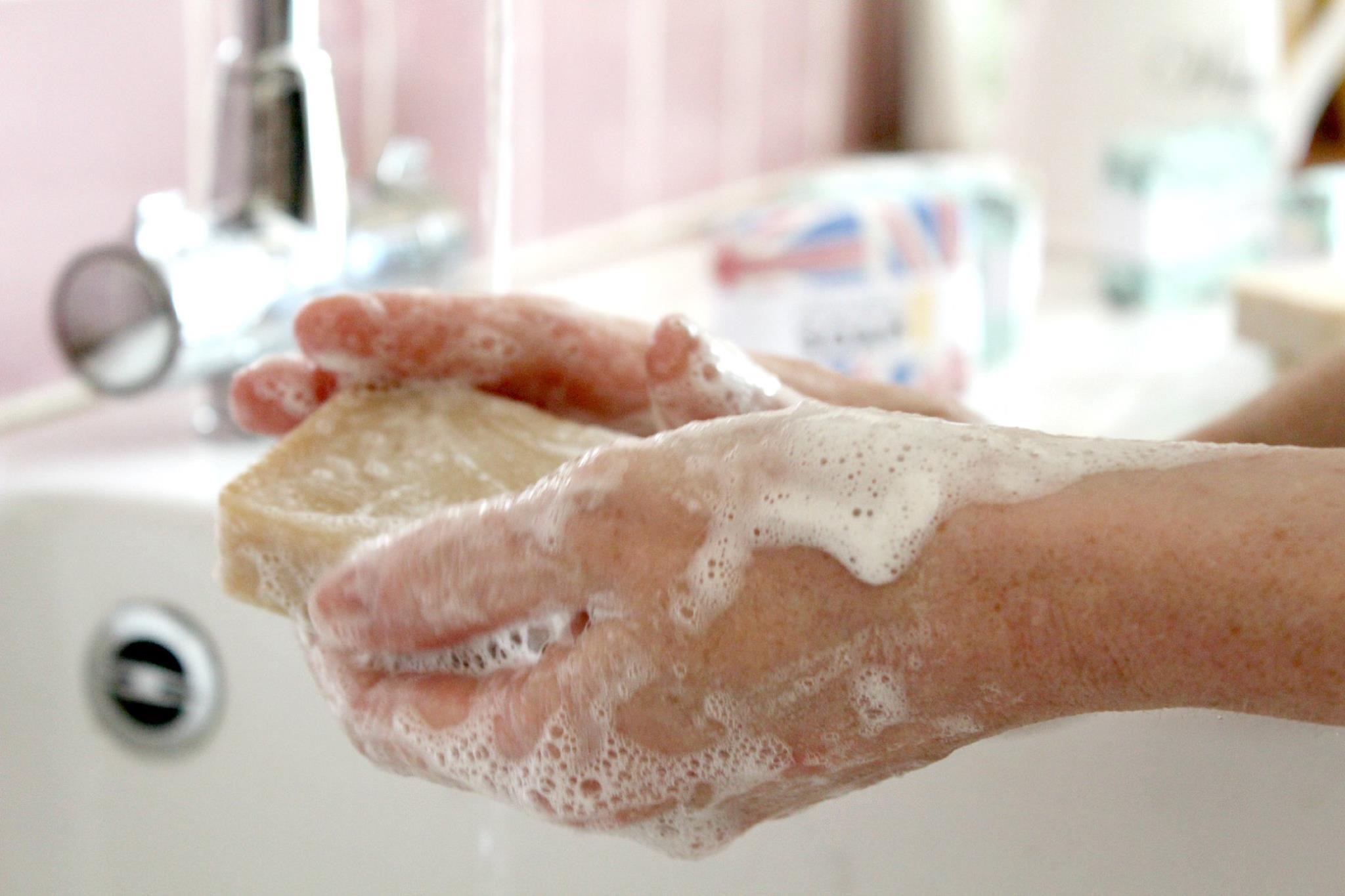 Washing hands